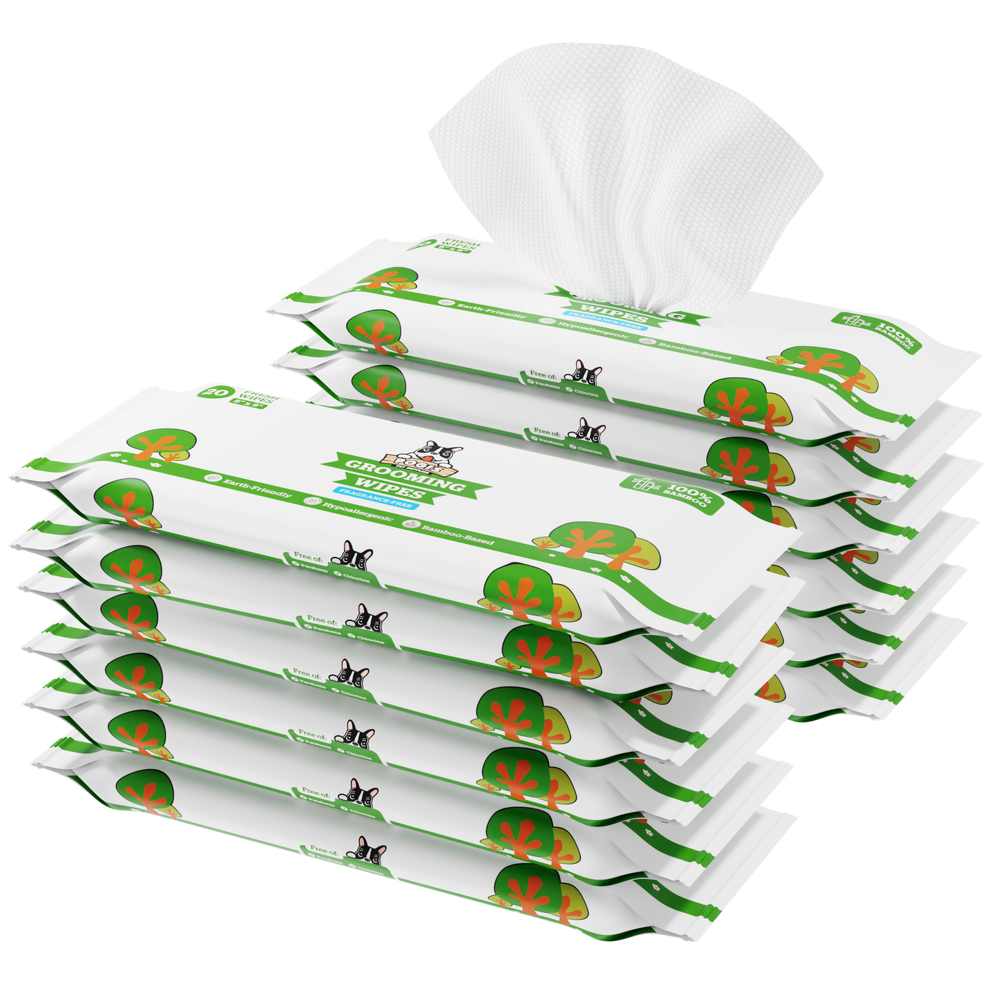 fragrance free / 12 packs of 20 (240-count)