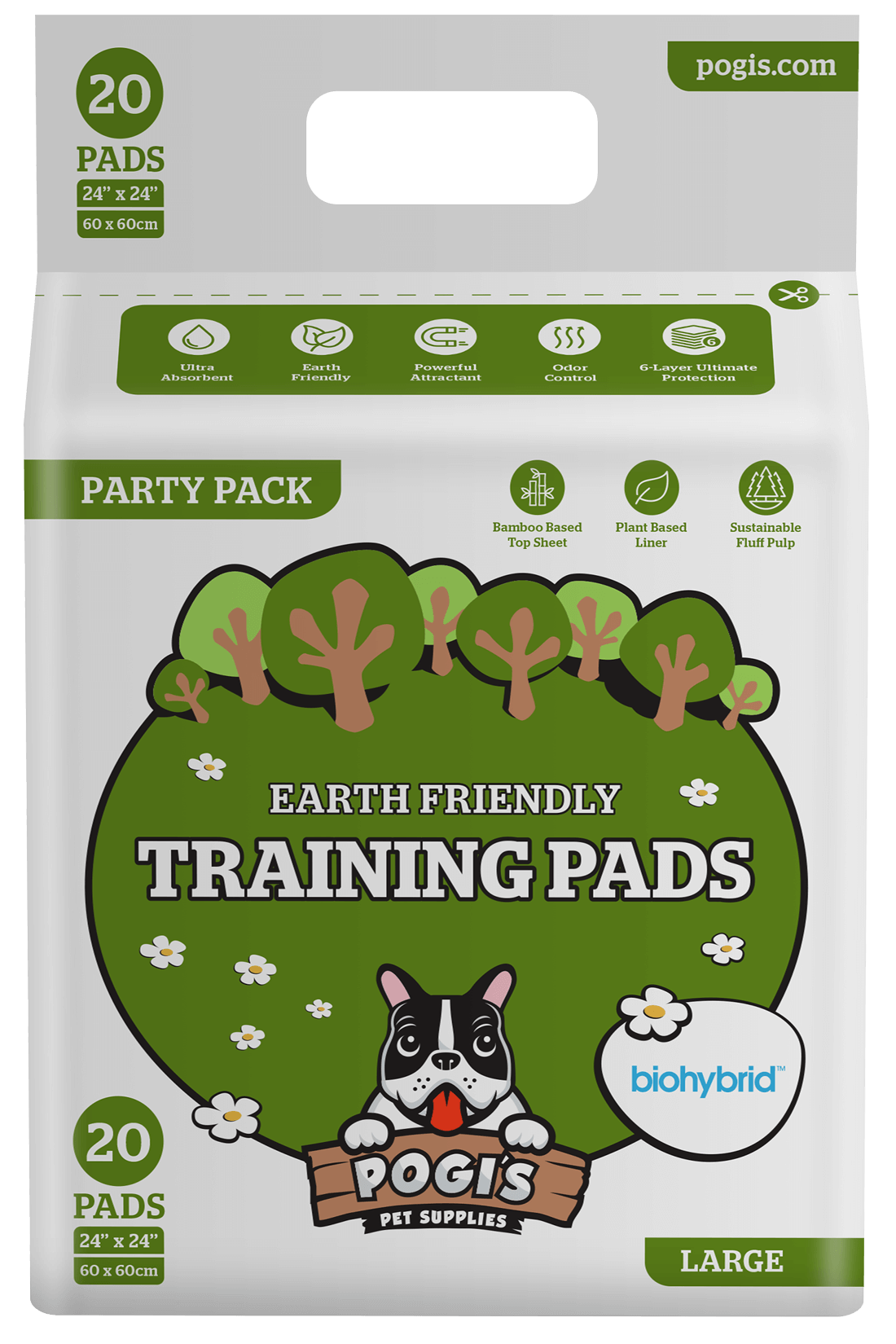 20 pack / large (24 x 24 in)