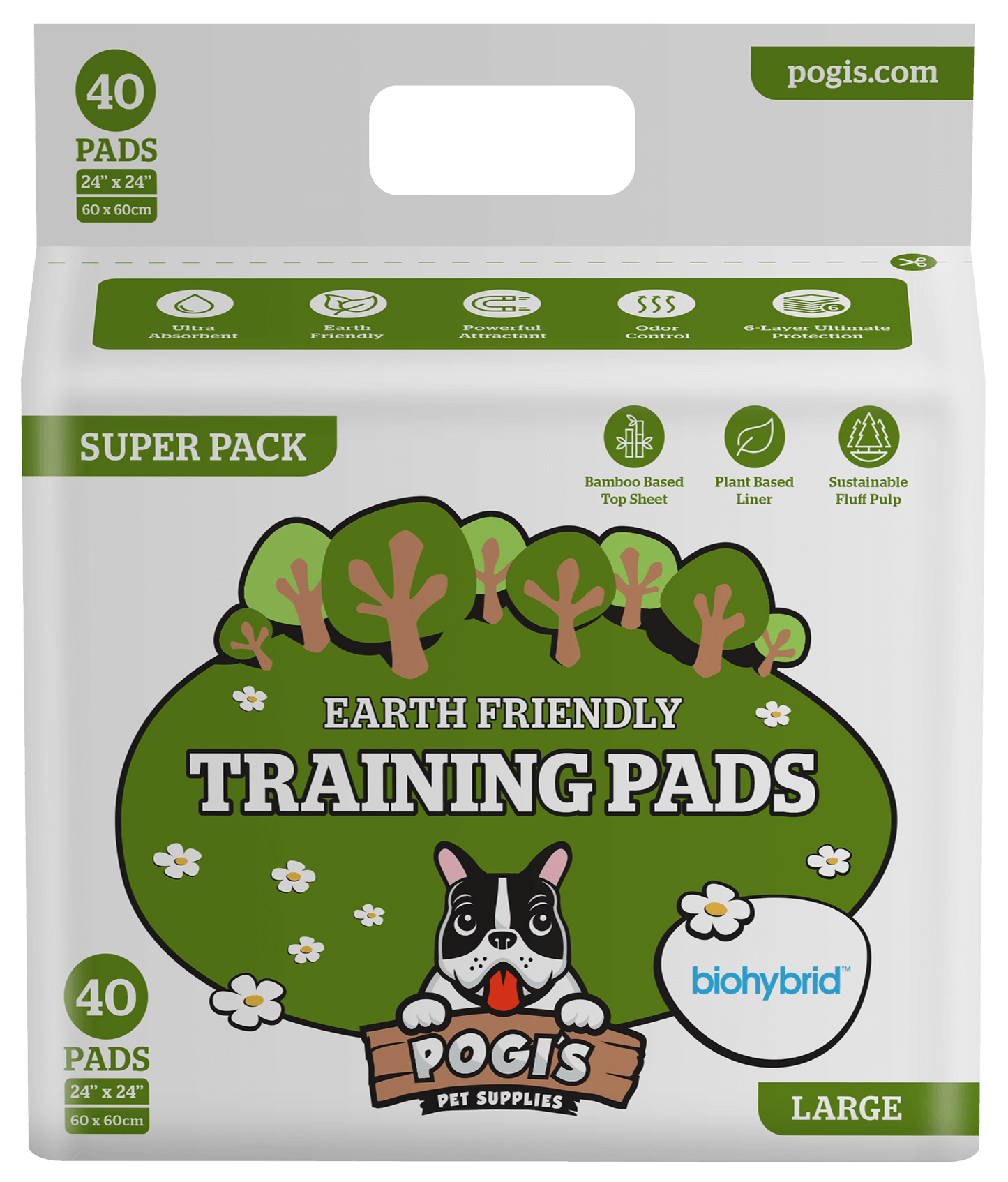 40 pack / large (24 x 24 in)