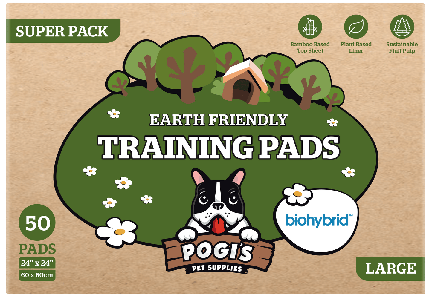 50 pack / large (24 x 24 in)
