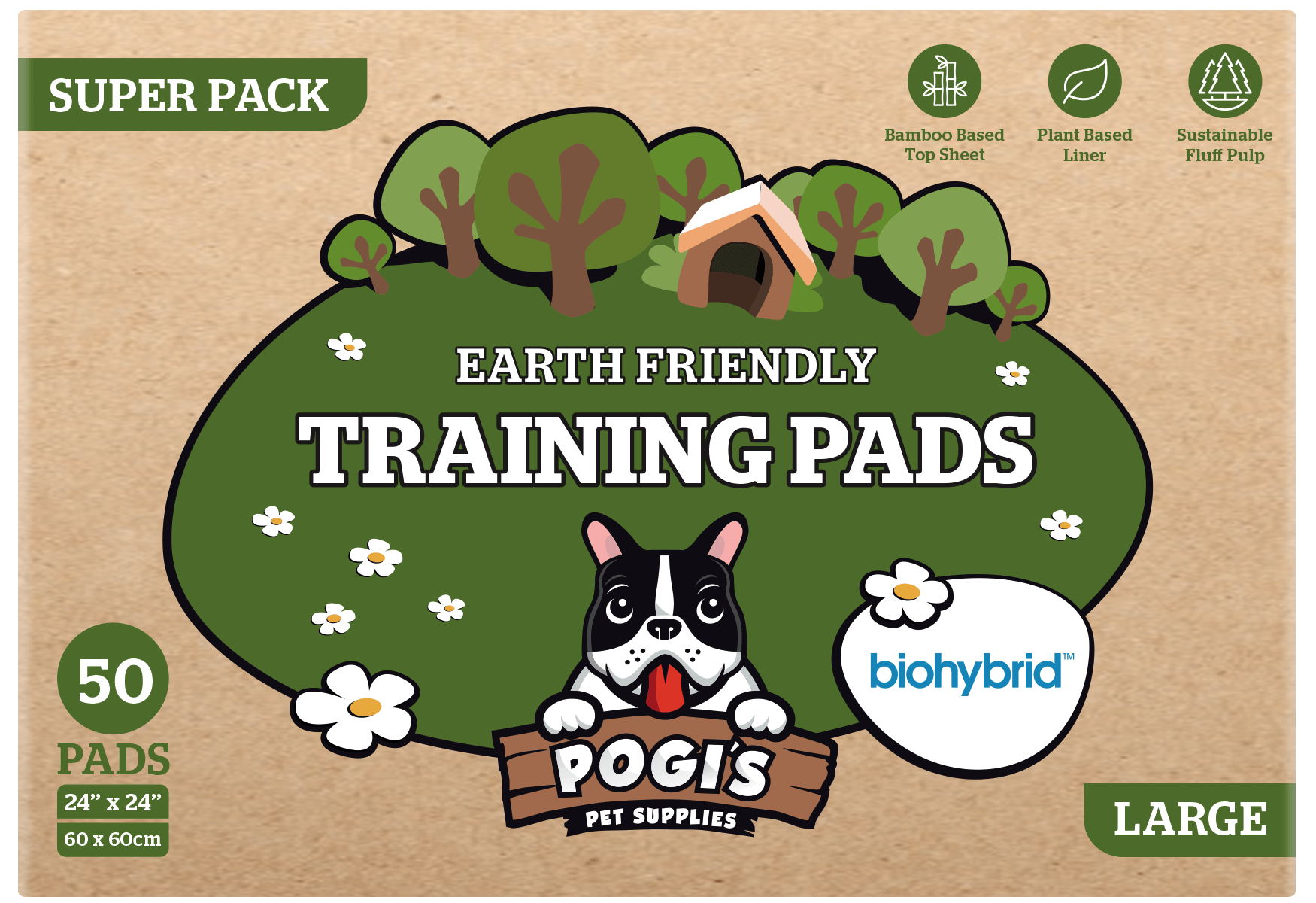 50 Pack / Large (24 x 24 in)