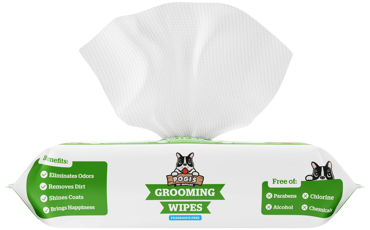 fragrance-free / 100 fresh wipes