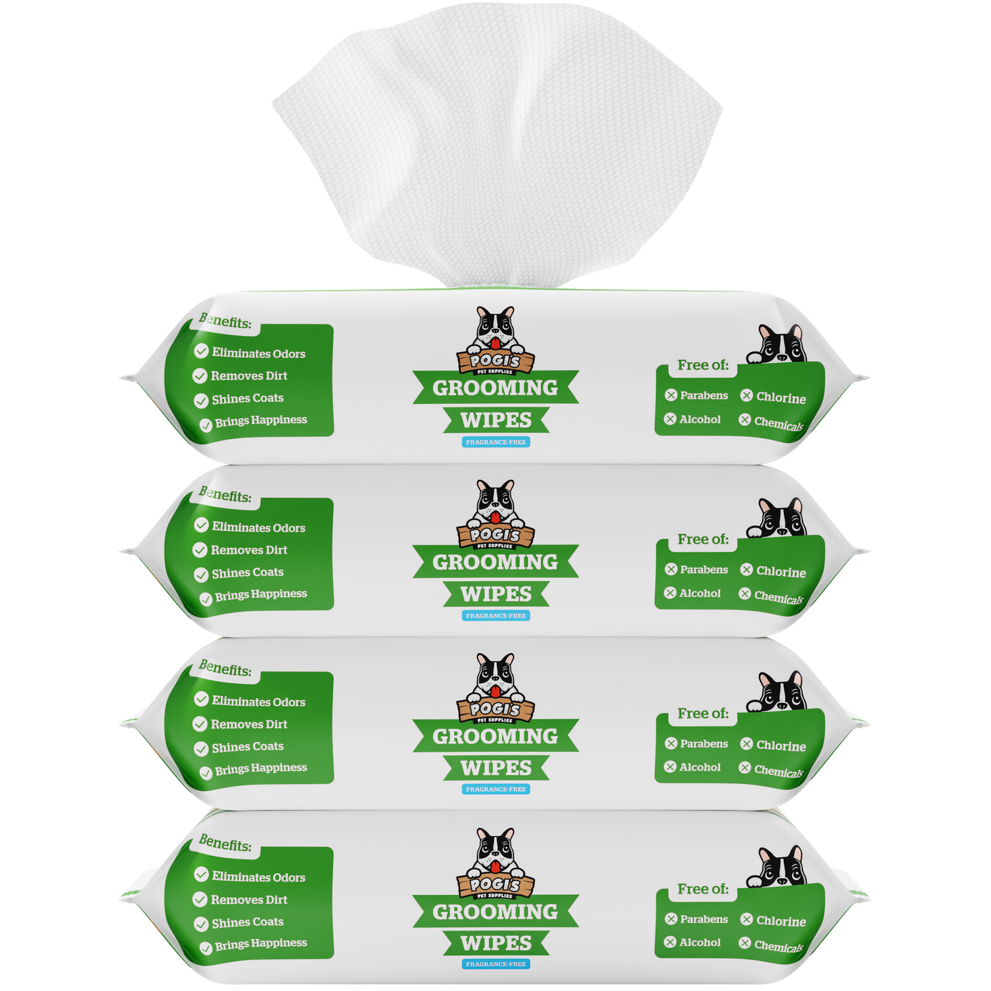 fragrance-free / 400 fresh wipes