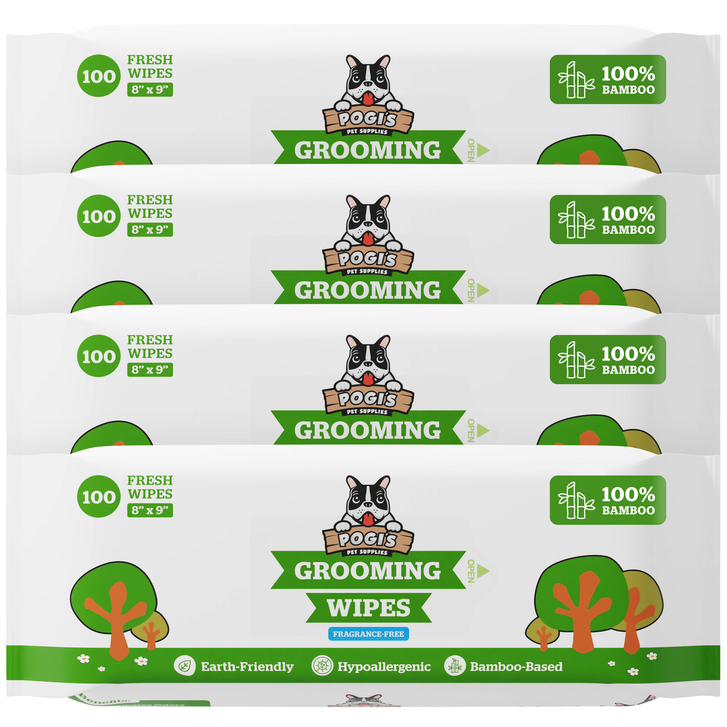 fragrance-free / 400 fresh wipes