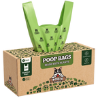 Pogi's Compostable Dog Poop Bags, certified compostable leak-proof bags