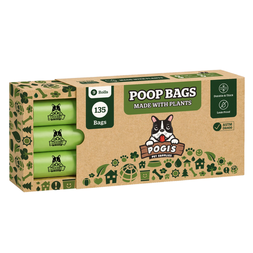 Compostable Dog Poop Bags: Certified & Leak-Proof - Pogi's Pet