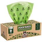 Pogi's Compostable Dog Poop Bags, certified compostable leak-proof bags