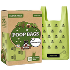 Pogi's Dog Poop Bags, extra-thick leak-proof dog waste bags, unscented