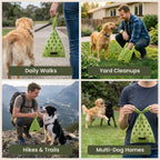Pogi's tie-handle bags for daily walks, yard cleanups, hikes and trails, and multi-dog homes.