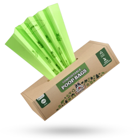 Pogi's Plant-Based Compostable Grab & Go Dog Poop Bags for Yards