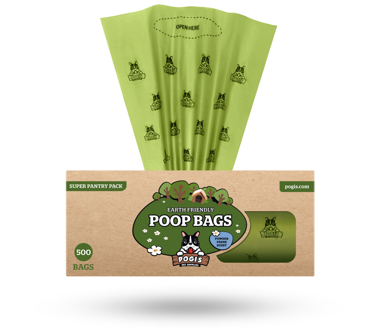 Pogi’s Earth-Friendly Dog Poop Bags for Yards