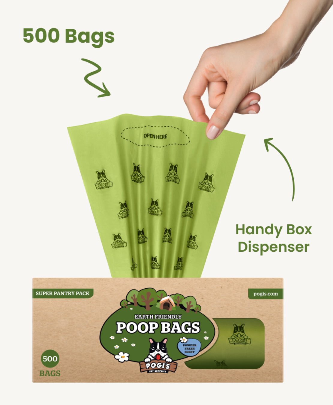 Pogi’s Earth-Friendly Dog Poop Bags for Yards