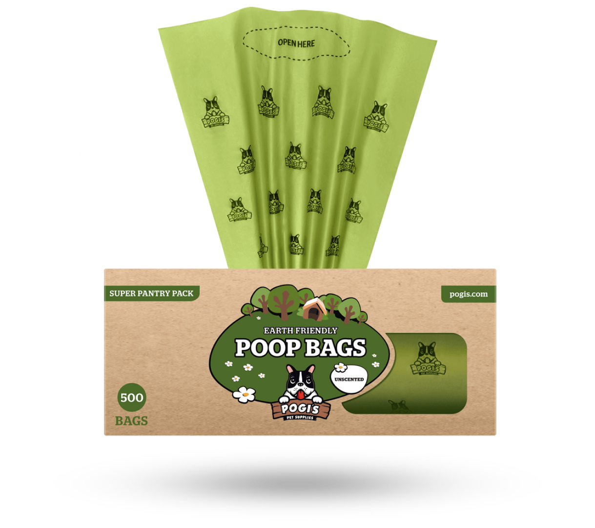 Pogi’s Earth-Friendly Dog Poop Bags for Yards