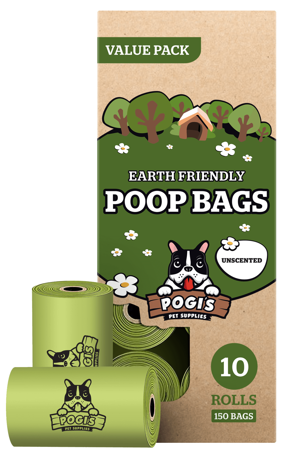 Bramton Bags On Board Refill Poop Bags Rainbow 140 Count - Vermont Pet Food  and Supply
