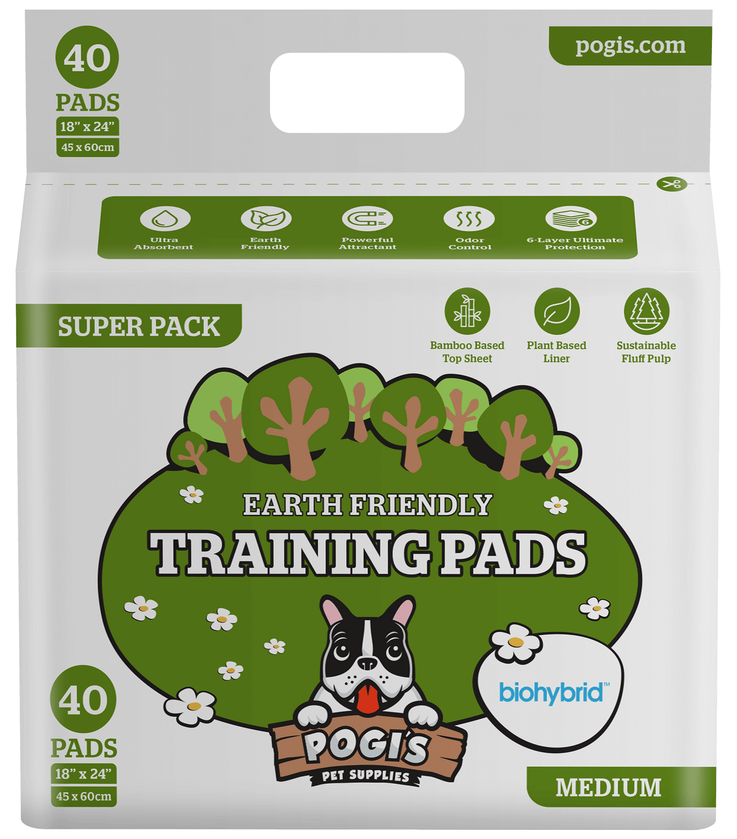 Pogi's Plant-Based Pet Training Pads
