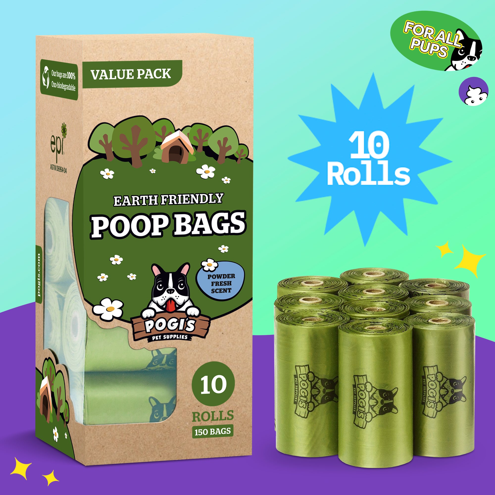 Pogi s Earth Friendly Poop Bags Pogi s Pet Supplies