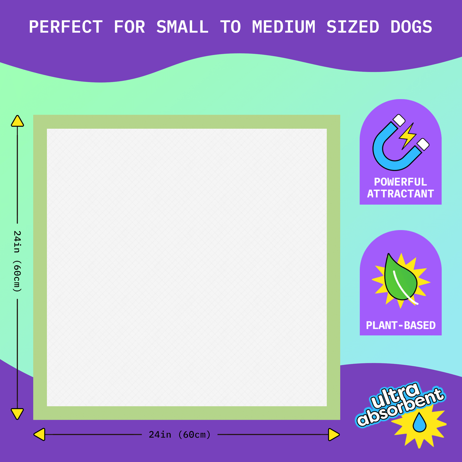 20 Pack / Large (24 x 24 in)