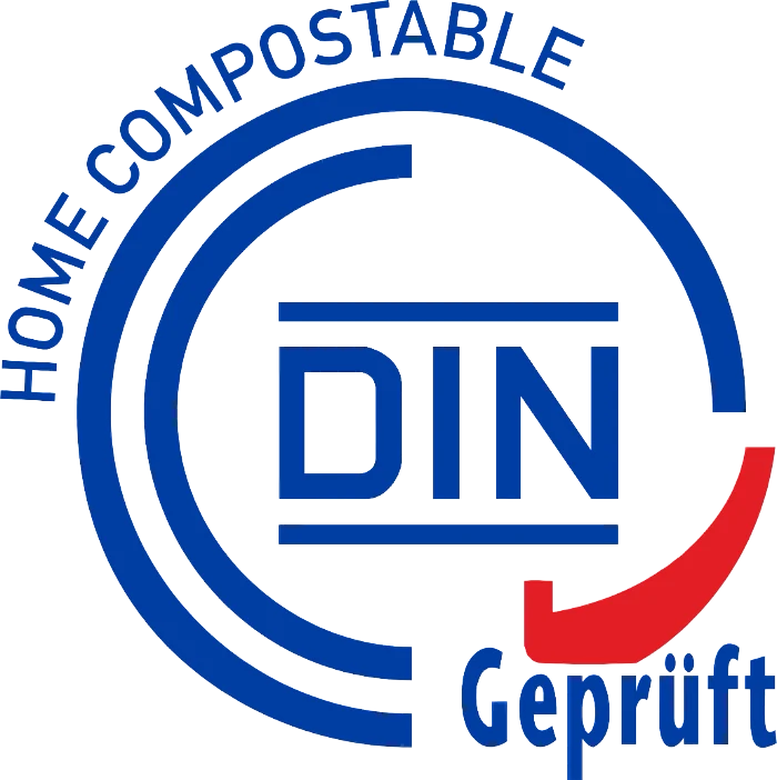 DIN-Geprüft / NF T51-800 home compostable, licence 9P0014